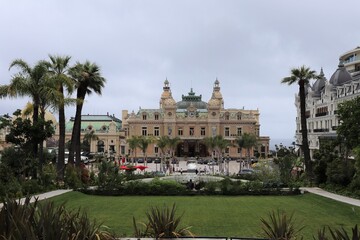 Fototapeta na wymiar La casino de Monaco, ville de Monaco, Principauté de Monaco