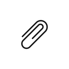 Attachment icon. Paperclip symbol modern, simple, vector, icon for website design, mobile app, ui. Vector Illustration