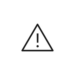 Caution icon. Error symbol modern, simple, vector, icon for website design, mobile app, ui. Vector Illustration