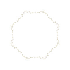 frame with floral ornament
