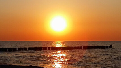 Sonnenuntergang Ostsee