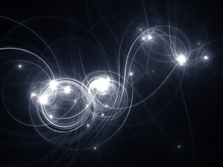 surreal futuristic digital 3d design art abstract background fractal illustration for meditation and decoration wallpaper