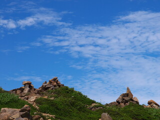 夏の蔵王山の風景