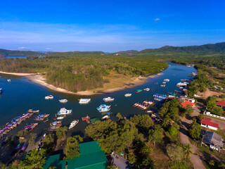 Pier to the island Nopparat Thara Beach