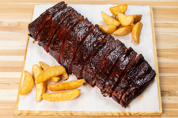 grilled pork ribs