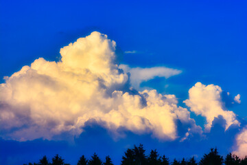 Himmel, Wolken, Landschaft, Hintergrund