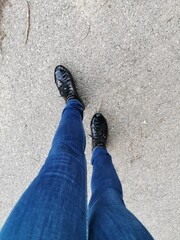 feet on the street. Go for a walk. Move your feet. 