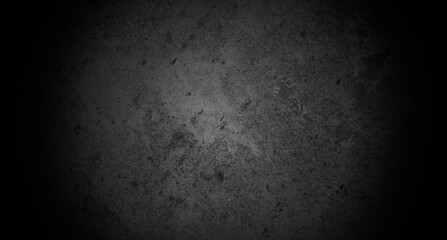 Old wall texture cement dark black gray  background abstract grey color design are light with white gradient background.