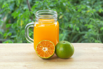 glass of fresh orange juice