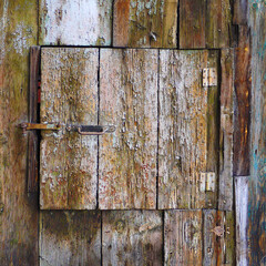 Multicolored covers of coal sheds and bins
