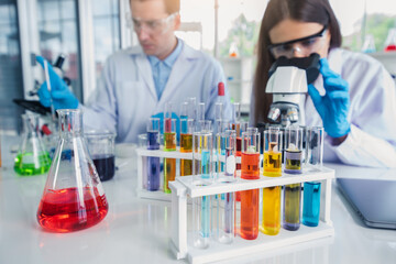 scientist working in laboratory