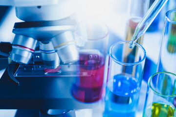 laboratory equipment in laboratory
