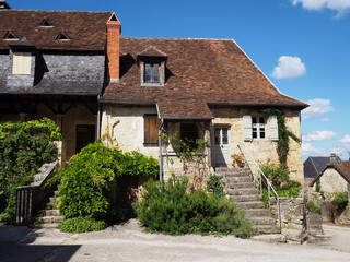 Fototapeta na wymiar maison ancienne de village - Corrèze