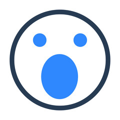 Fototapeta premium Hungry emoji icon 