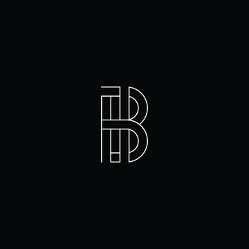 Professional Innovative Initial HB logo and BH logo. Letter HB BH LOGO Minimal elegant Monogram. Premium Business Artistic Alphabet symbol and sign