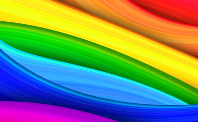 Rainbow stripes backdrop
