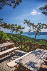 View of Bosphorus and Yavuz Sultan Selim bridge