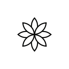 vector illustration of a flower