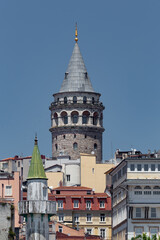 Fototapeta na wymiar Galata Tower in Istanbul, Turkey