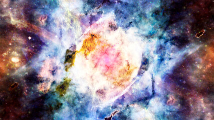 Obraz na płótnie Canvas Star birth in the extreme. Elements of this image furnished by NASA