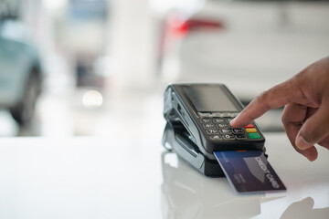 Credit card payment, buy and sell products & service, Shopping of new cars by credit card,