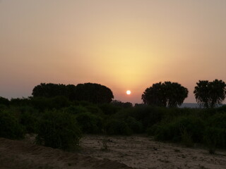 Sonnenuntergang Kenia