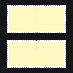 Postage stamps in grunge style. Set of textured postmarks . vector collection of vintage post marks.