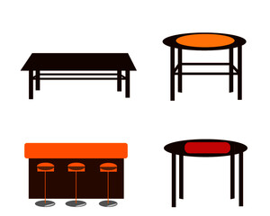 set of furniture