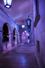 narrow street in the old town
