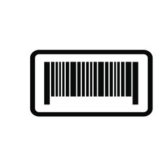 Barcode Icon Vector Logo Template 