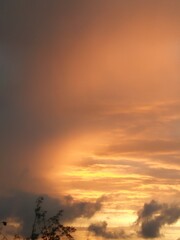 Fototapeta premium sunset in the sky