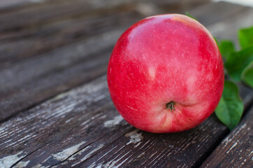Beautiful juicy apples for juice on a hot summer day