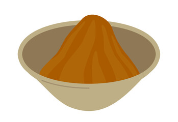 みそ 味噌 ミソ ベクター イラスト