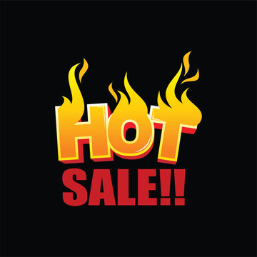 Hot Sale Icon for Social Media Banner