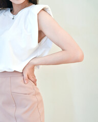 woman, young, beauty, white, dress, beautiful, isolated, portrait, fashion, happy, person, model, cute, people, one, body, child, smiling, hair, smile, posing, cheerful, hand, studio, belly