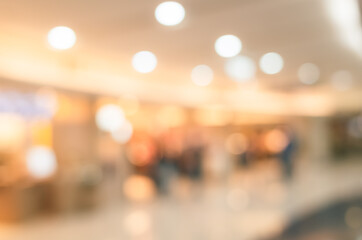 abstract background of shopping mall