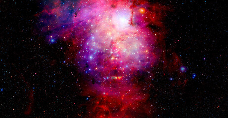 Star birth in the extreme. Elements of this image furnished by NASA