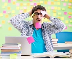 Student with many conflicting priorities
