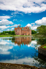 Egeskov castle in the Denmark