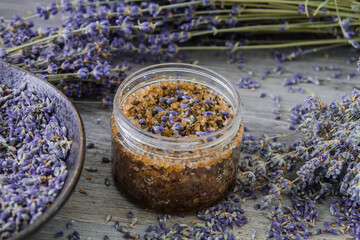 Lavender natural exfoliant
