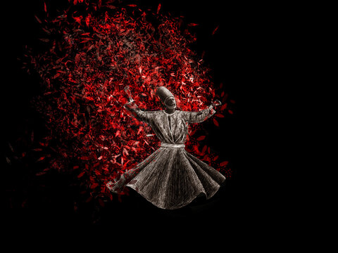Sufi dance, divine love, divine ecstasy