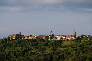 Fototapeta premium Waldenburg in Hohenlohe