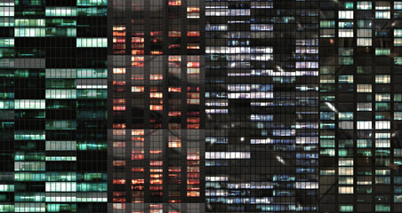 city office building windows front