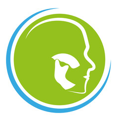 Kopf, Kiefer, Kieferorthopädie, Zahnarzt, Logo, Icon