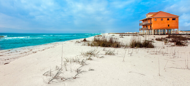 Navarre Beach on the Gulf of Mexico in Florida USA
