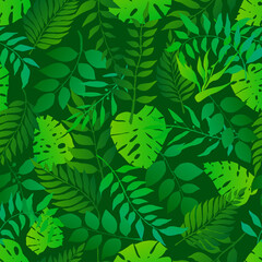 Green seamless pattern 