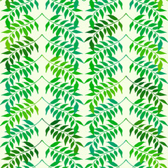Fototapeta premium Green seamless pattern 