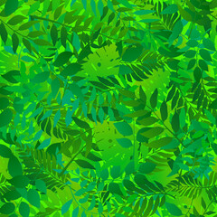 Green seamless pattern 