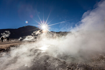 El Tatio geysers , San Pedro de Atacama, Chile.