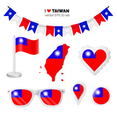 Taiwan symbol set